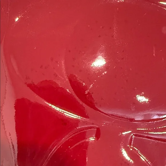 Coach Deep Red Patent Leather Shoulder Bag - Picture 7 of 10